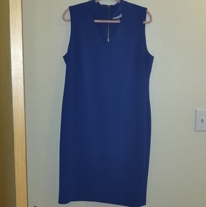 Blue Calvin Klein dress